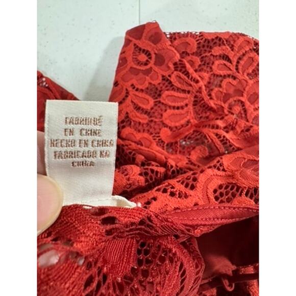 Sexy Lace Top, Cropped,Fall Lace, Boho,Fall Fairy, Clubwear, BOHO, Laced Front - Picture 6 of 7
